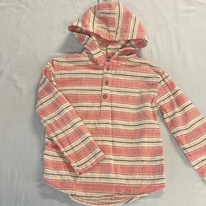 Pantaloons - Cozy Striped lightweight T-shirt Hoodie for Kids